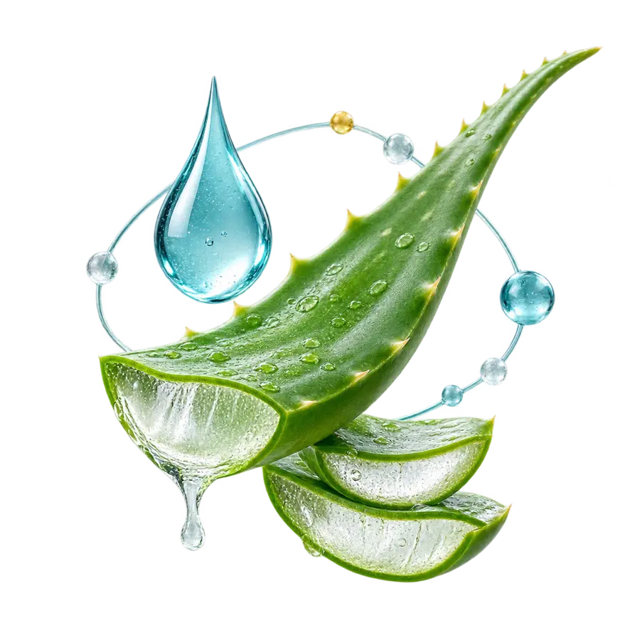 Aloe Vera premium botanik illüstrasyonu